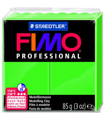 PASTA MODELAR FIMO PROF. VERDE 85GR