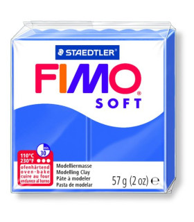 PASTA MODELAR FIMO SOFT AZUL BRILL. 57GR