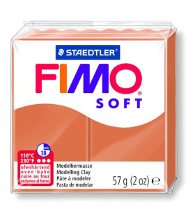 PASTA MODELAR FIMO SOFT COGNAC 57GR