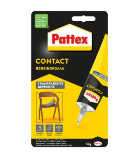 PEGAMENTO CONTACTO PATTEX TRANSPAR. 50g