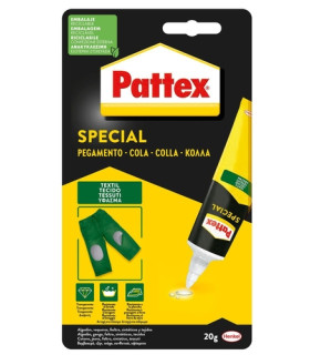 PEGAMENTO PATTEX ESPECIAL TEXTIL 20g