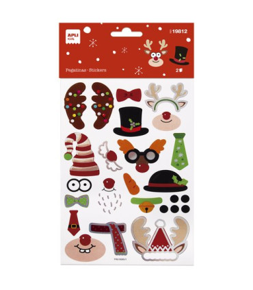 PEGATINAS APLI NAVIDAD 1H