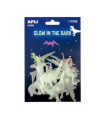 PEGATINAS APLI LUMINISCENTES DINOS B/9