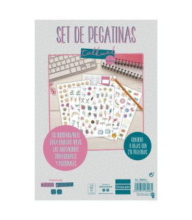 PEGATINAS FIN. SURTIDO SET de 6