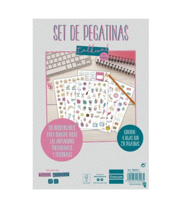 PEGATINAS FIN. SURTIDO SET de 6