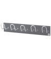 PERCHERO CILINDRO PARED 5 COLGADORES GRA