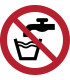 PICTOGRAMA  AGUA NO POTABLE  B/1