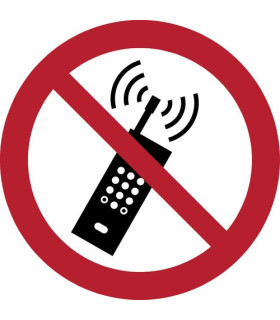 PICTOGRAMA  PROHIBIDO USO MOVILES  B/1