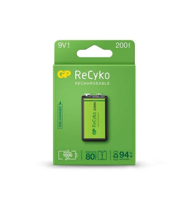 PILAS RECARGABLES GP 9V B/1