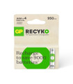 PILAS RECARGABLES GP 950 B/4