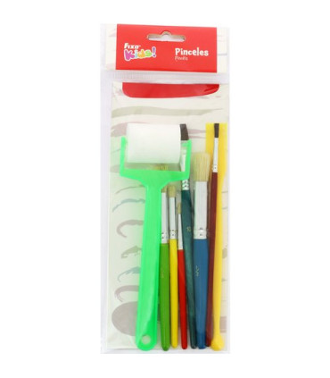 PINCEL FIXOKIDS SET de 8