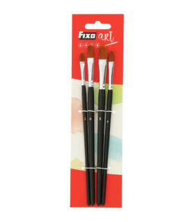 PINCEL FIXOART SET de 4 (Nº  2- 4-6-8)