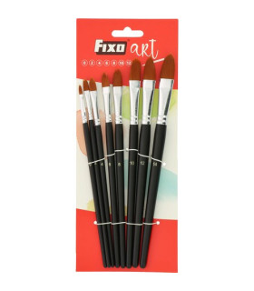 PINCEL FIXOART SET de 8 (Nº 0-14)