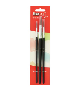 PINCEL FIXOART SET de 3 (Nº 7-9-14)