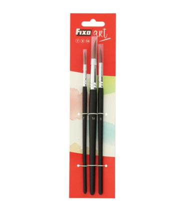 PINCEL FIXOART SET de 3 (Nº 7-9-14)