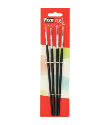 PINCEL FIXOART SET de 4 (Nº 1-3-5-7)