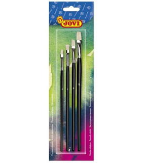 PINCEL JOVI  PLANO BLISTER DE 4