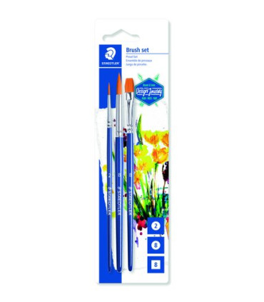 PINCEL STAEDTLER 989 SURTIDOS B/3