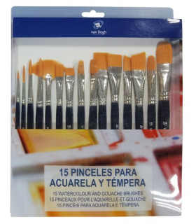 PINCEL VAN GOGH ACUARELA CORTO EST.15