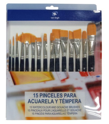PINCEL VAN GOGH ACUARELA CORTO EST.15