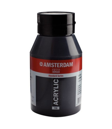 PINTURA ACRIL.AMSTERDAM 1000 ml NEGRO OX