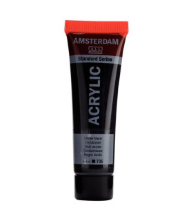 PINTURA ACRIL.AMSTERDAM  20 ml NEGRO OXI