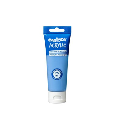 PINTURA ACRIL. CARIOCA 75 ml AZUL CLARO