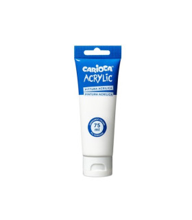 PINTURA ACRIL. CARIOCA 75 ml BLANCO