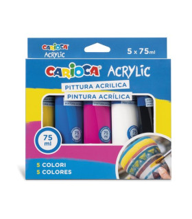 PINTURA ACRIL. CARIOCA 75 ml E/5
