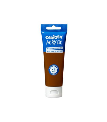 PINTURA ACRIL. CARIOCA 75 ml MARRON