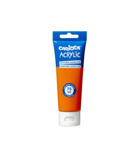 PINTURA ACRIL. CARIOCA 75 ml NARANJA