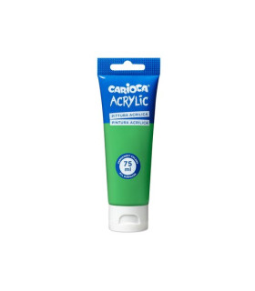 PINTURA ACRIL. CARIOCA 75 ml VERDE BRILL