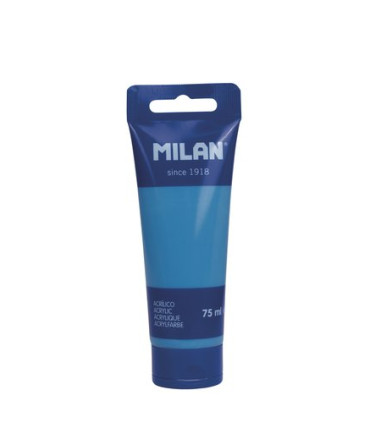 PINTURA ACRIL.MILAN 75 ml CIAN
