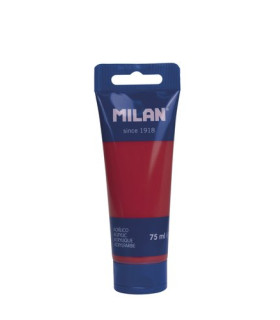 PINTURA ACRIL.MILAN 75 ml CARMIN
