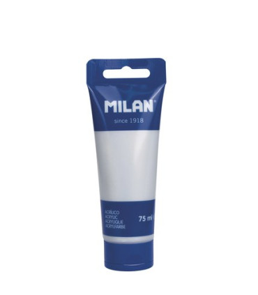 PINTURA ACRIL.MILAN 75 ml PLATA