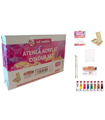 PINTURA ACRILICA TALENS SET MADERA