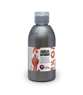 PINTURA ACRIL.TCOLORS 250 ml PLATA