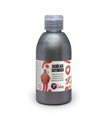 PINTURA ACRIL.TCOLORS 250 ml PLATA
