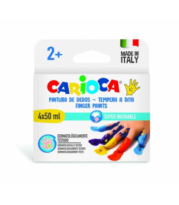PINTURA de DEDOS CARIOCA 50 ml EST/4