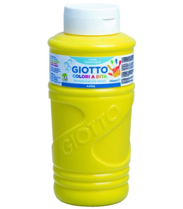 PINTURA DEDOS GIOTTO 750 ml AMARILLO