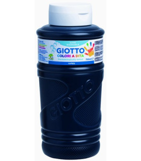 PINTURA DEDOS GIOTTO 750 ml NEGRO