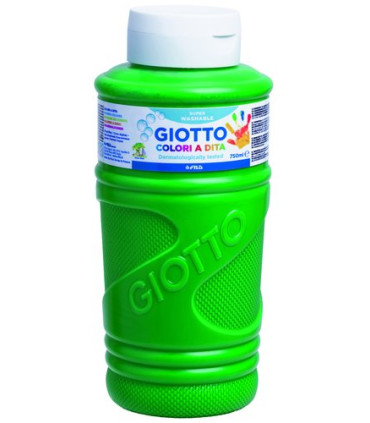 PINTURA DEDOS GIOTTO 750 ml VERDE