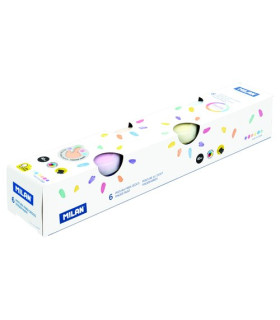 PINTURA DEDOS MILAN 40 ml PASTEL C/6