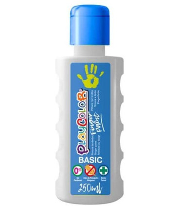 PINTURA DEDOS PLAYCOLOR 250 ml BLANCO