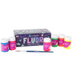 PINTURA LX.PAJARITA FLUOR.35 ml ESTUCH.6