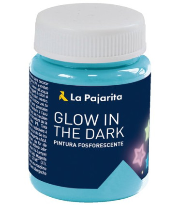 PINTURA LX.PAJARITA FOSFOR. 75 ml AZUL