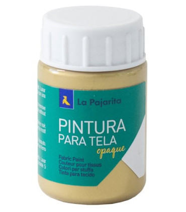 PINTURA TELA PAJARITA 35 ml MET.ORO REAL