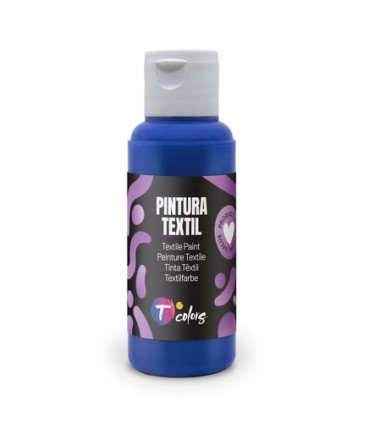 PINTURA TELA TCOLORS 80 ml AZUL ULTRAMAR