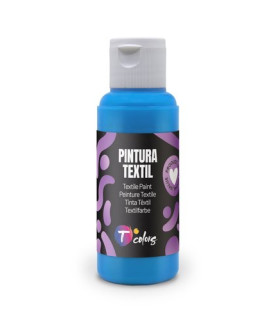 PINTURA TELA TCOLORS 80 ml CIAN