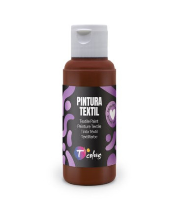 PINTURA TELA TCOLORS 80 ml MARRON